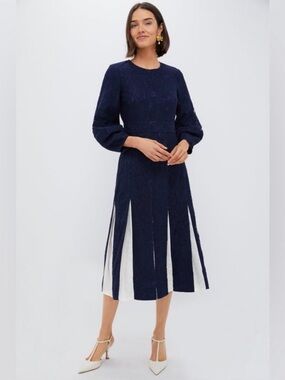 NEW Tuckernuck Navy Lace Cristiana Dress, Size Small